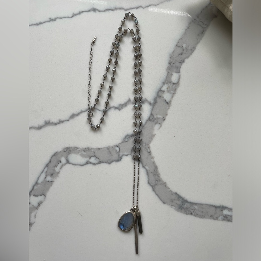 Chan Luu Sterling Silver & Mystic Labradorite Necklace